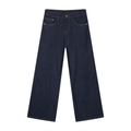 Men's Summer Wide Leg Dark Wash Jeans