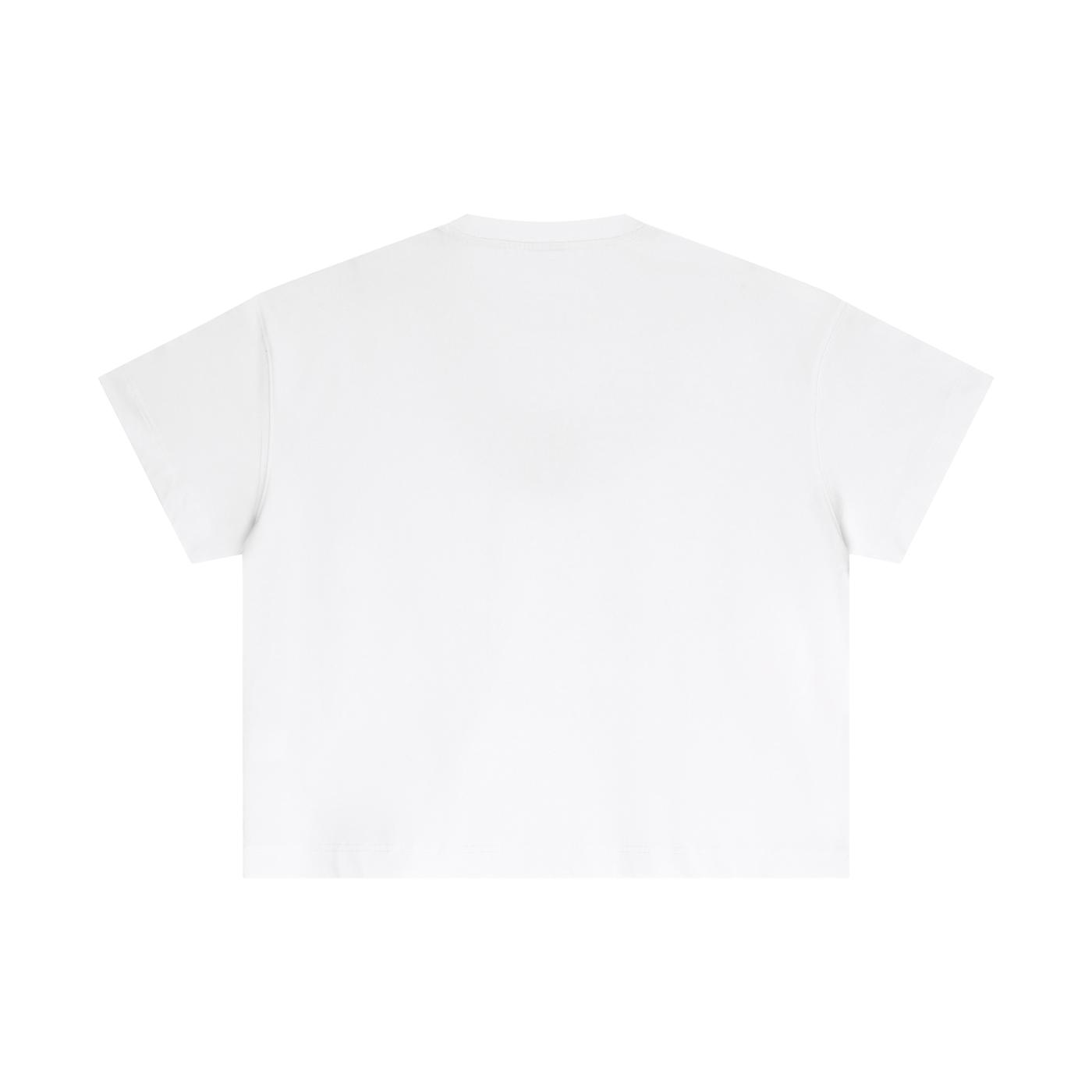 White Essential Cotton Boxy T-Shirt