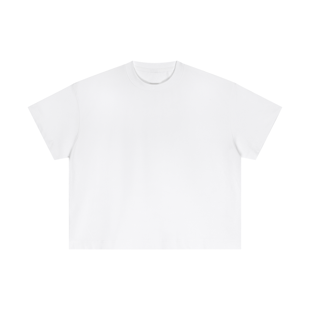 White Essential Cotton Boxy T-Shirt