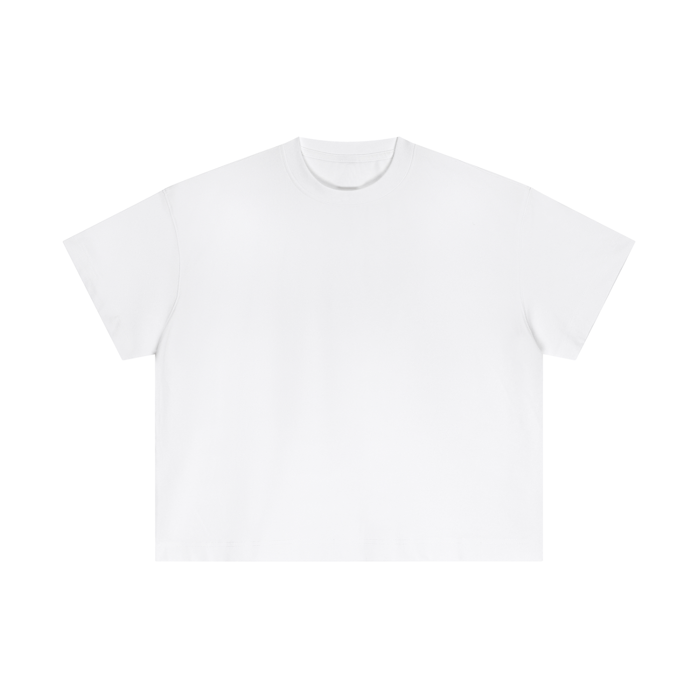 White Essential Cotton Boxy T-Shirt