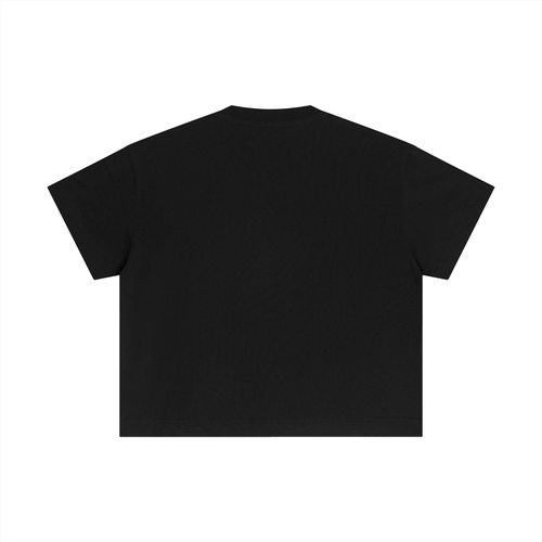 Black Essential Cotton Boxy T-Shirt
