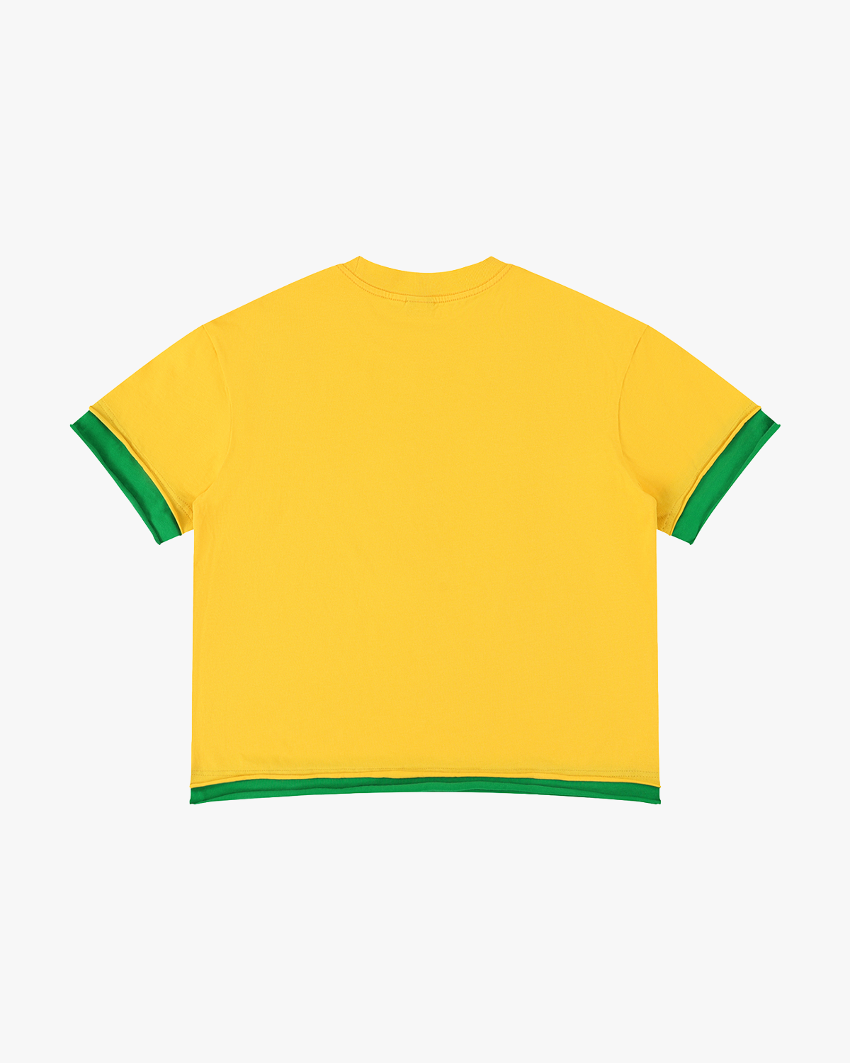 EK Logo Yellow Boxy T-Shirt